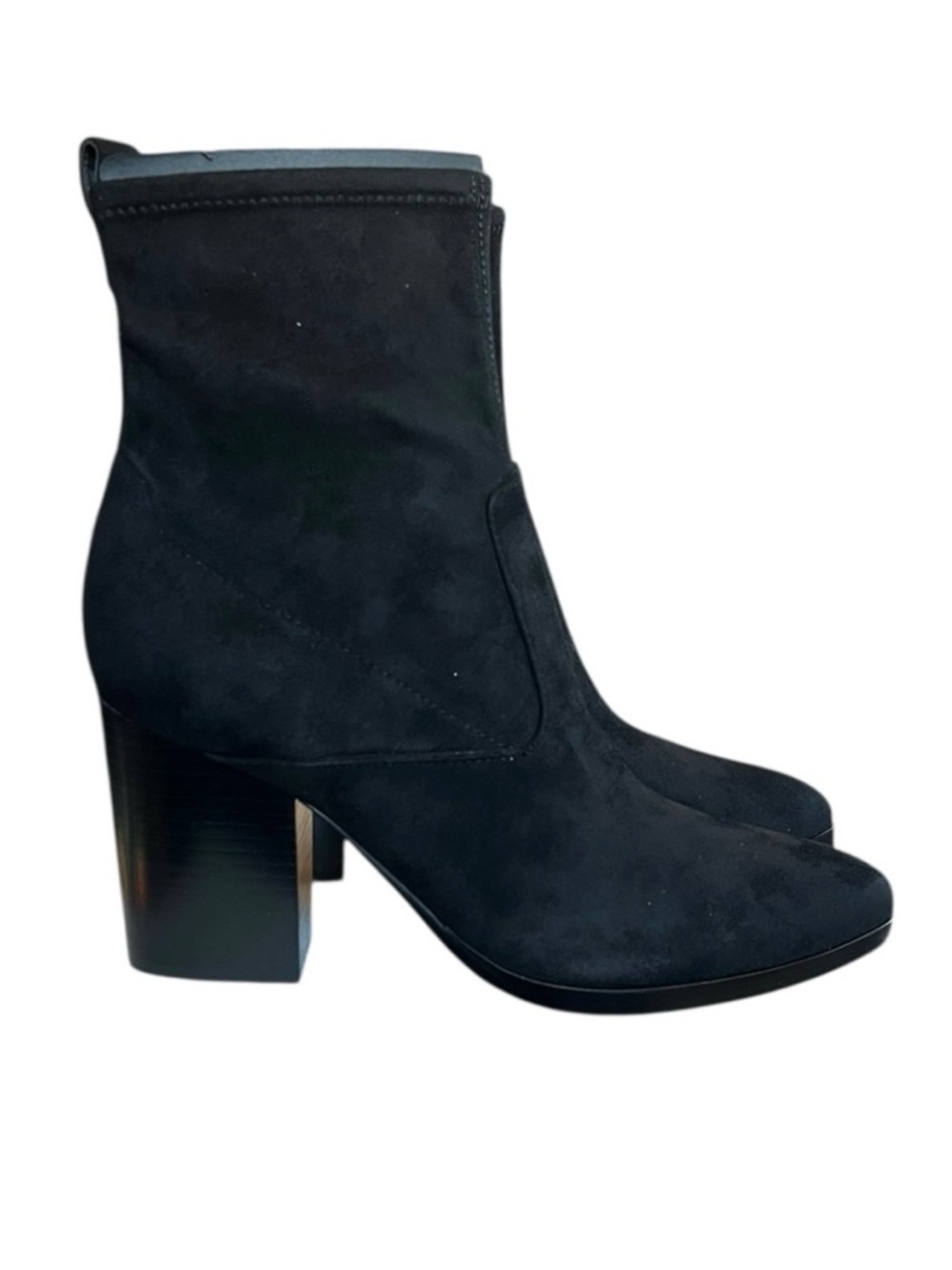 NIB Marc Fisher 9 Avalon Black Heeled Ankle Boots Booties
